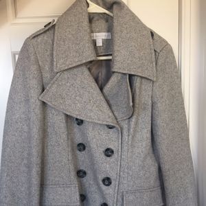New York & Co. Small Gray Pea Coat